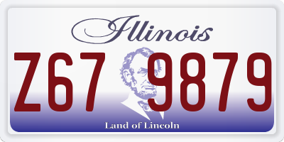 IL license plate Z679879