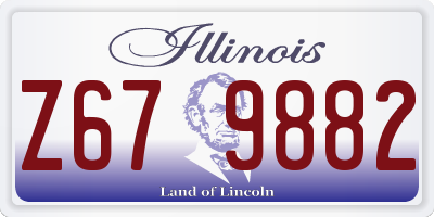 IL license plate Z679882