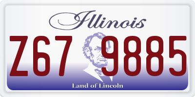 IL license plate Z679885