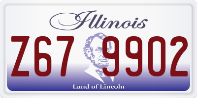 IL license plate Z679902