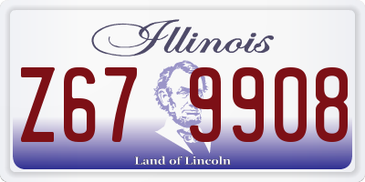 IL license plate Z679908