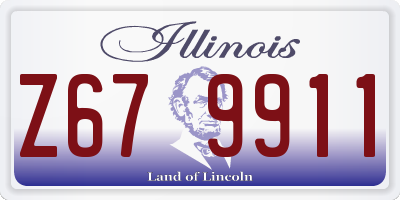 IL license plate Z679911