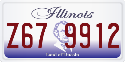 IL license plate Z679912