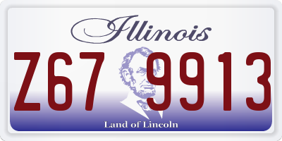 IL license plate Z679913