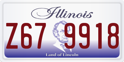 IL license plate Z679918
