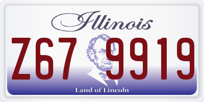 IL license plate Z679919