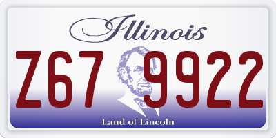 IL license plate Z679922