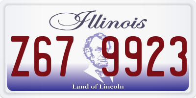 IL license plate Z679923