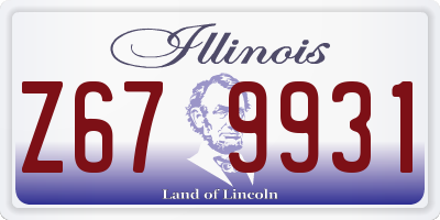 IL license plate Z679931