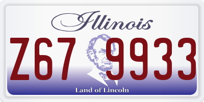 IL license plate Z679933