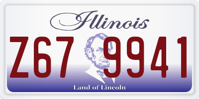 IL license plate Z679941
