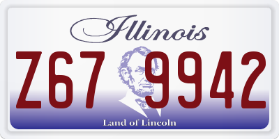 IL license plate Z679942