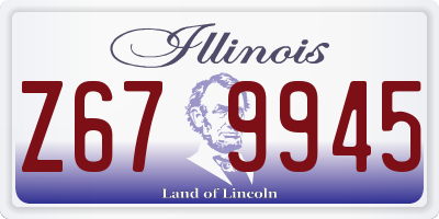 IL license plate Z679945