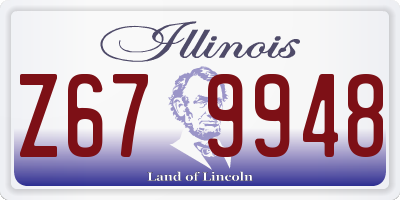 IL license plate Z679948