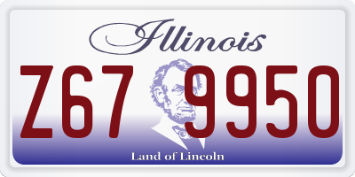 IL license plate Z679950