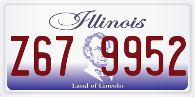 IL license plate Z679952