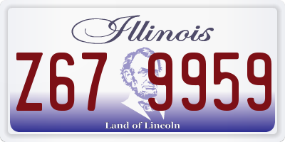 IL license plate Z679959