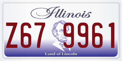 IL license plate Z679961