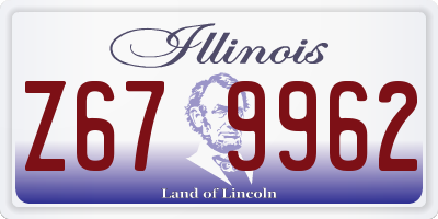 IL license plate Z679962