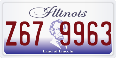 IL license plate Z679963