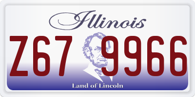 IL license plate Z679966