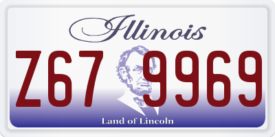 IL license plate Z679969