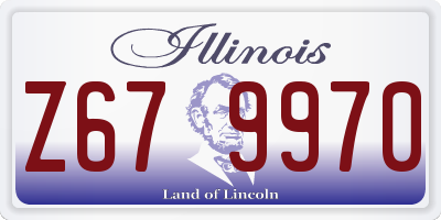 IL license plate Z679970