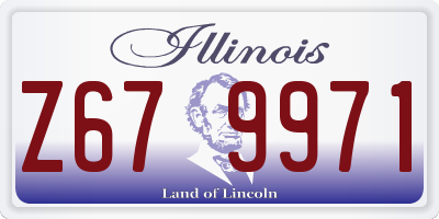 IL license plate Z679971