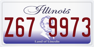 IL license plate Z679973