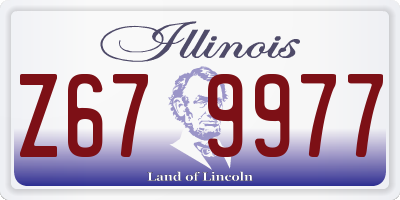 IL license plate Z679977