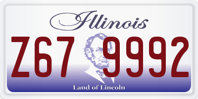 IL license plate Z679992