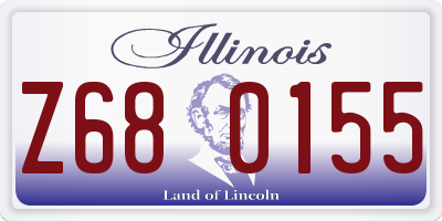 IL license plate Z680155