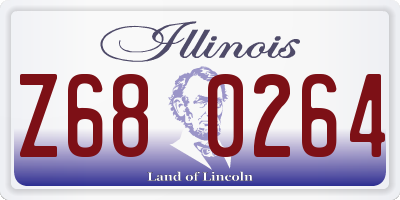 IL license plate Z680264