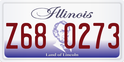 IL license plate Z680273
