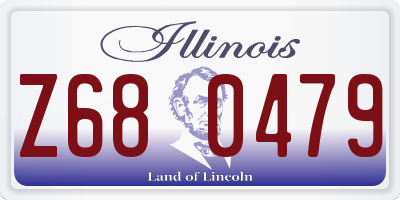 IL license plate Z680479
