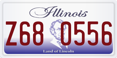 IL license plate Z680556