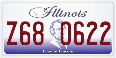 IL license plate Z680622