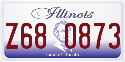 IL license plate Z680873
