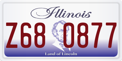 IL license plate Z680877