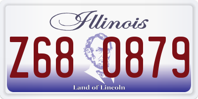 IL license plate Z680879