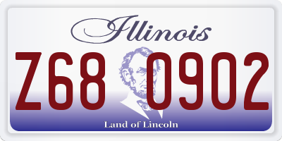 IL license plate Z680902