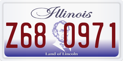 IL license plate Z680971