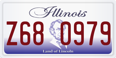 IL license plate Z680979