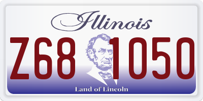 IL license plate Z681050