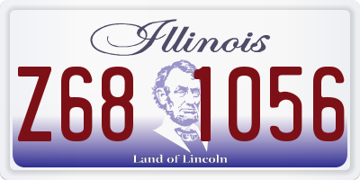 IL license plate Z681056