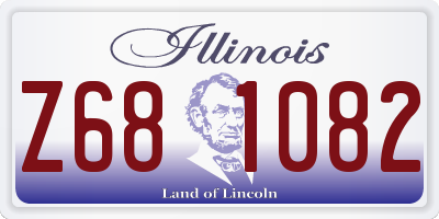 IL license plate Z681082