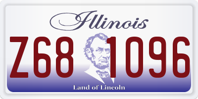 IL license plate Z681096