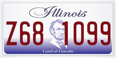 IL license plate Z681099
