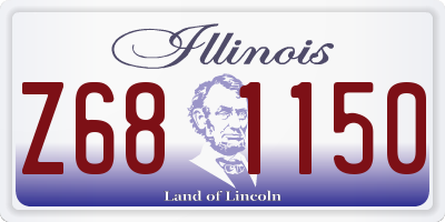 IL license plate Z681150