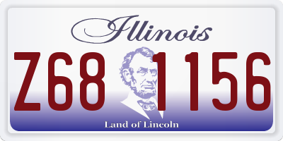 IL license plate Z681156
